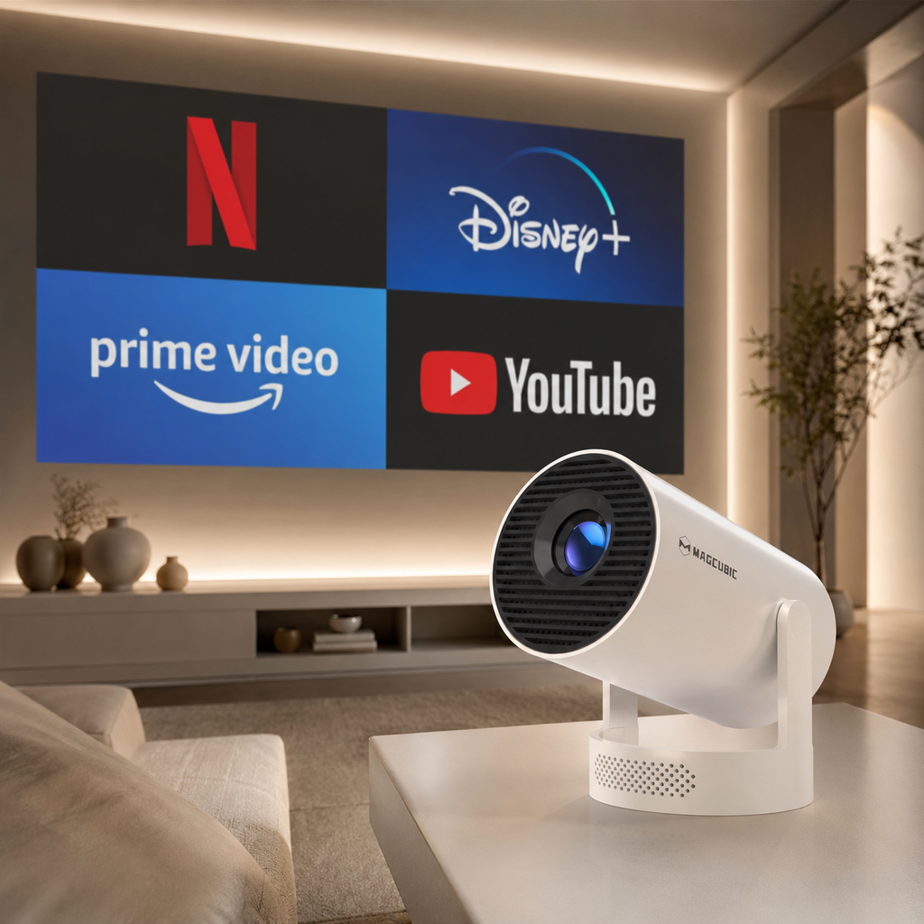 Magcubic HY300 Pro Portable Projector - Android, WiFi, 290 ANSI